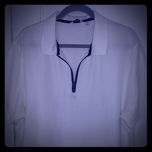 Calvin klein zip up polo
